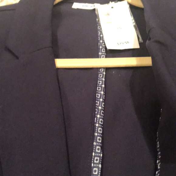 NWT, dark blue long sleeve blazer, 2pockets&1button, Rickis, Us10 - Picture 14 of 14